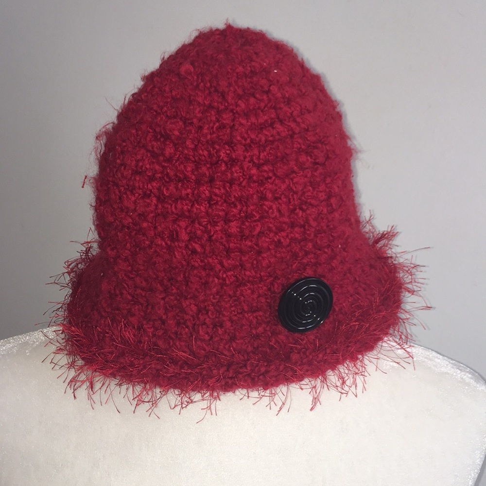 Red love nature Fuzzy Hat